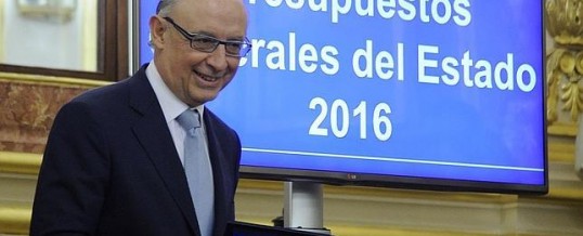 El Congreso remata hoy los trámites de los PGE para que estén listos justo después de las elecciones generales